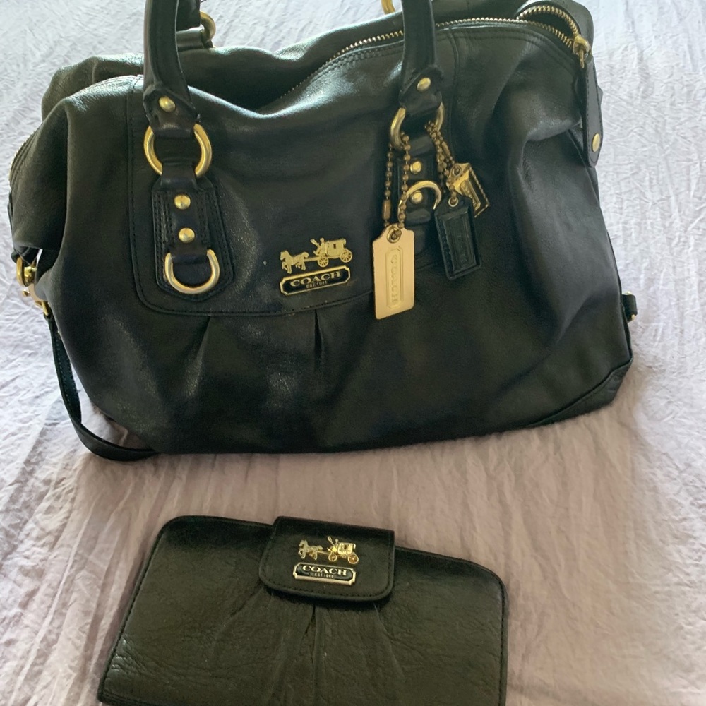 Coach bag and wallet